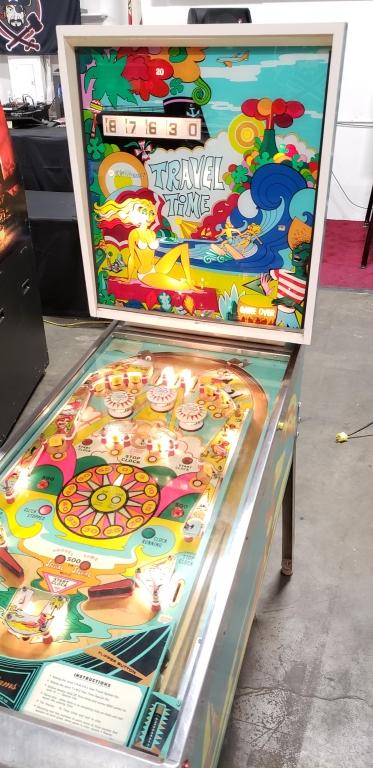 travel time pinball machine for sale