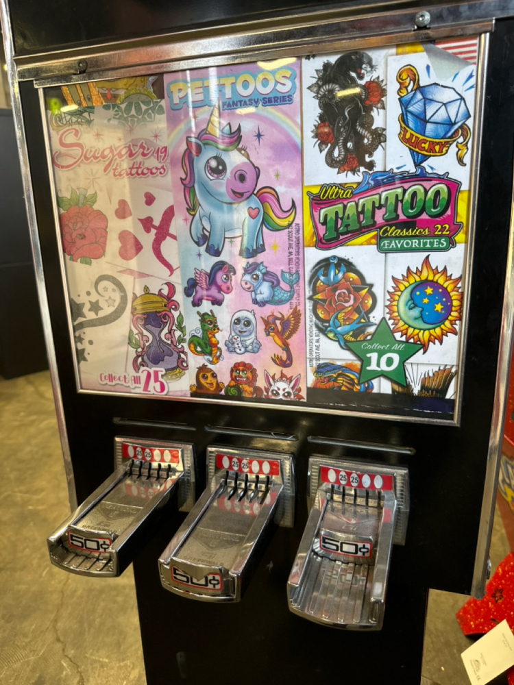 ALLSTAR 6 SELECT STICKER VENDING MACHINE
