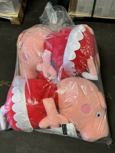 BRAND NEW PLUSH 3 PIECES LARGE PEPPA PIG