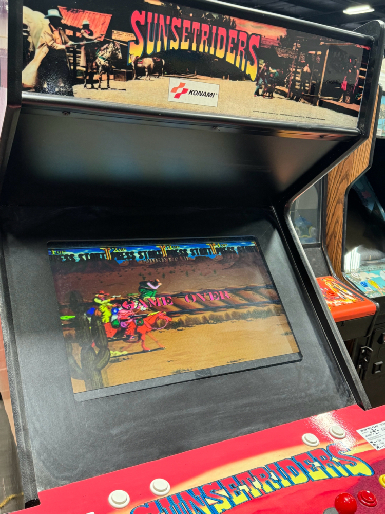 SUNSET RIDERS 4 PLAYER ARCADE GAME NEW BUILD W/ LCD MONITOR