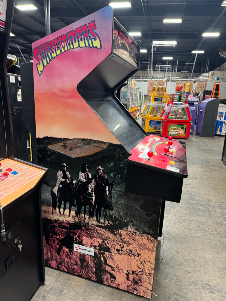 SUNSET RIDERS 4 PLAYER ARCADE GAME NEW BUILD W/ LCD MONITOR