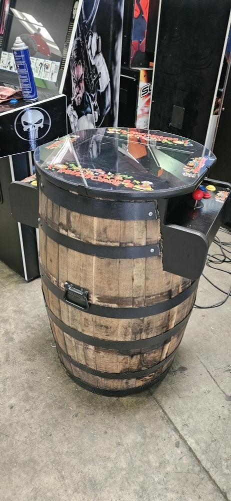 MULTICADE BAR HEIGHT COCKTAIL TABLE CUSTOM BARREL CAB