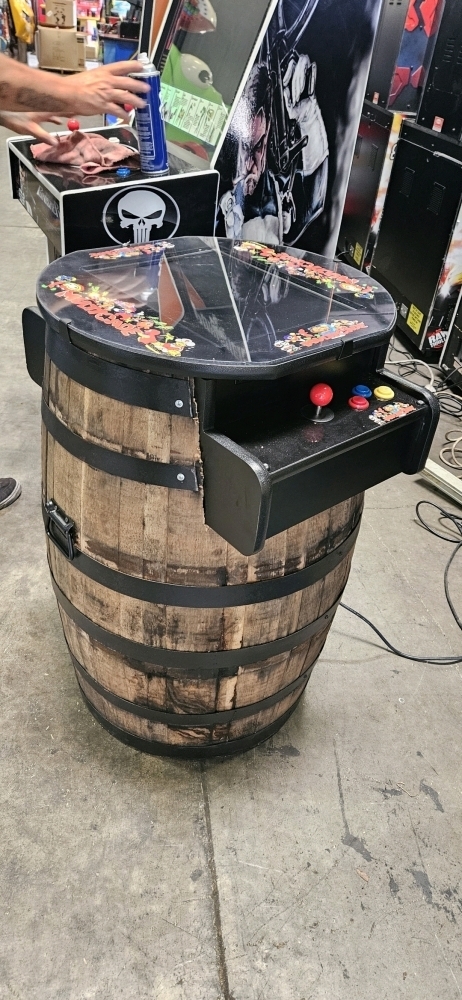 MULTICADE BAR HEIGHT COCKTAIL TABLE CUSTOM BARREL CAB