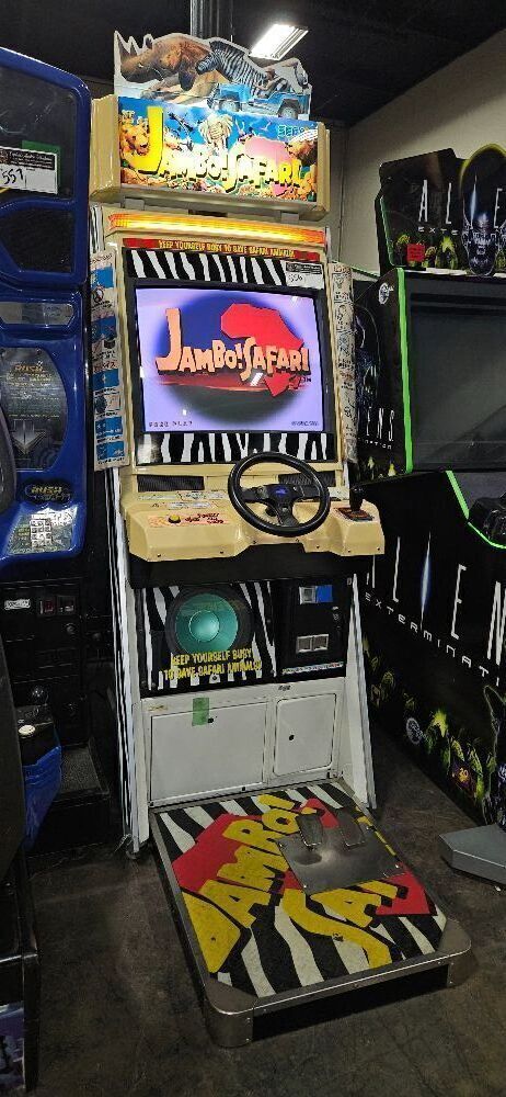 JAMBO SAFARI UPRIGHT DRIVER ARCADE GAME SEGA NAOMI