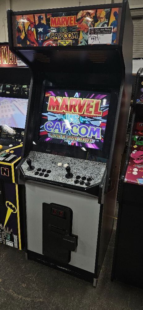 MARVEL VS. CAPCOM JAMMA CABINET UPRIGHT ARCADE GAME DYNAMO CABINET