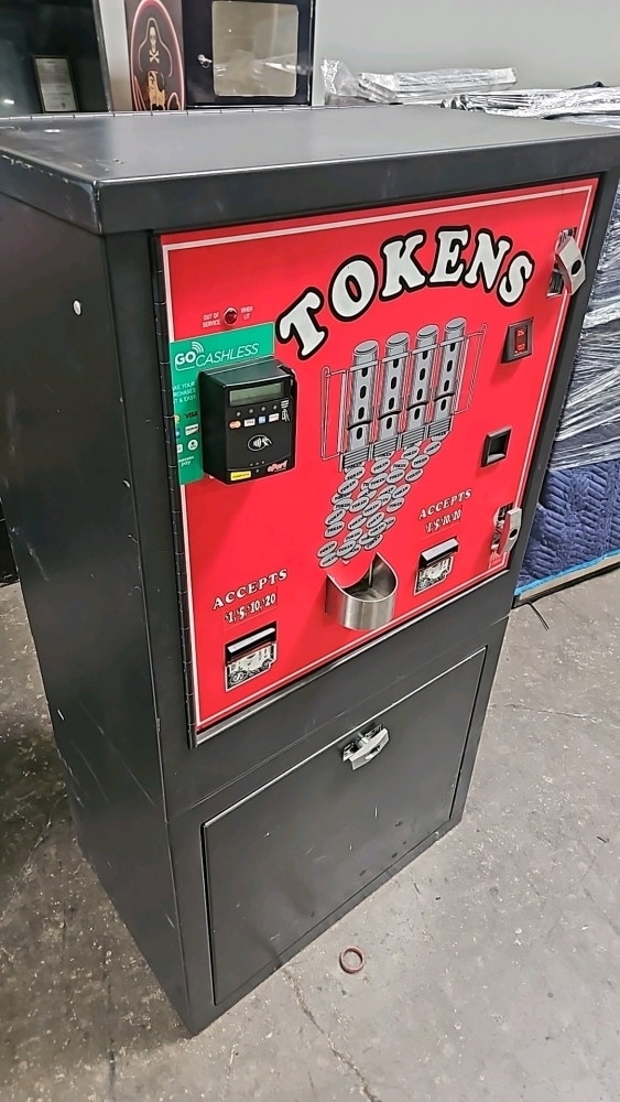 AC6000 DOLLAR TOKEN COIN CHANGER MACHINE W/ EPORT TERMINAL