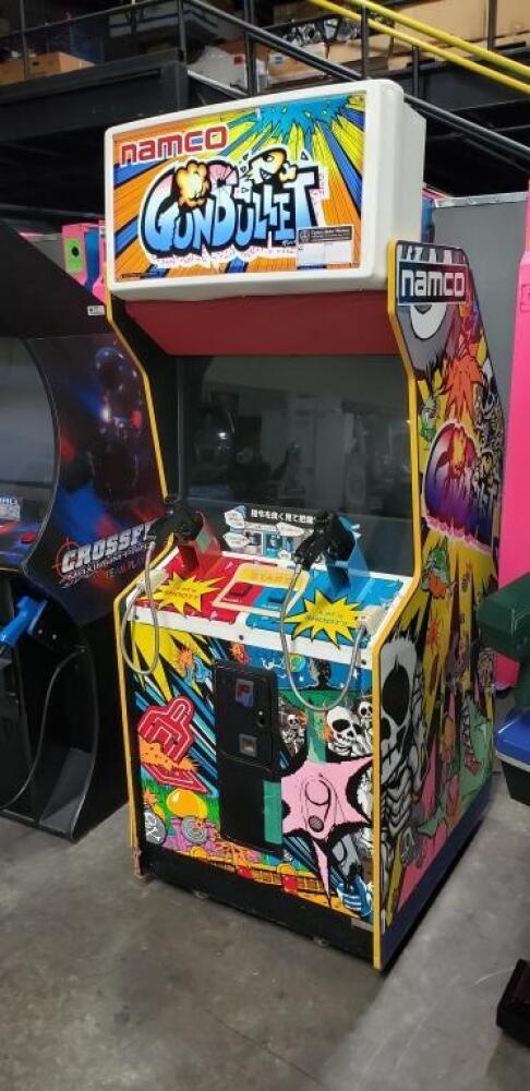 GUN BULLET DEDICATED NAMCO TARGET SHOOTER ARCADE