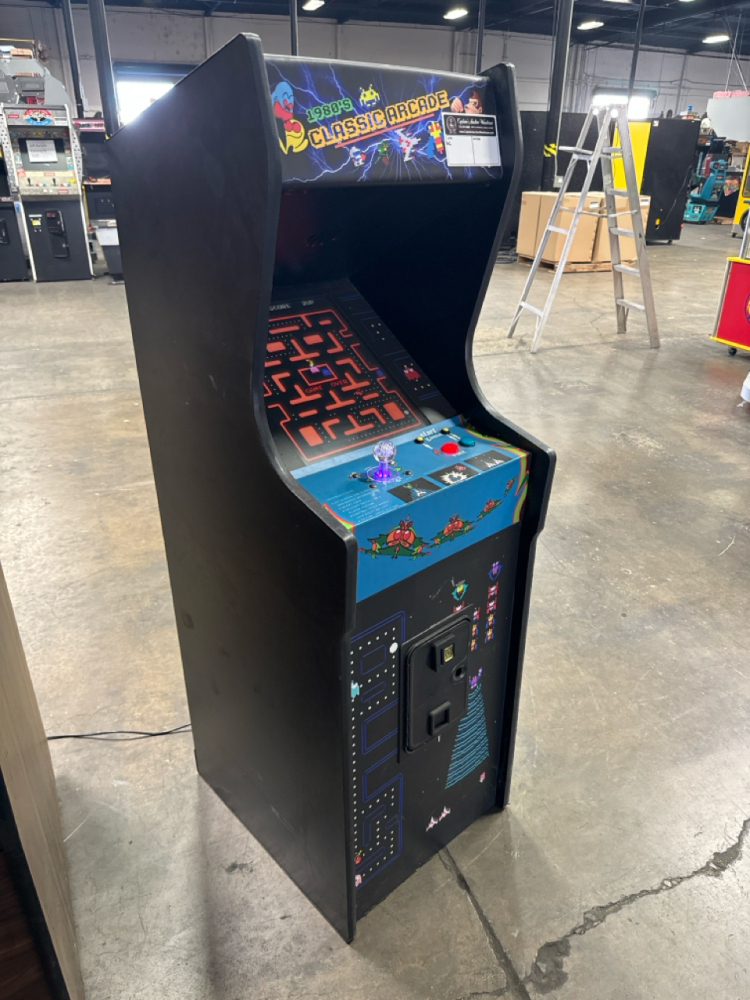 1980'S CLASSIC MINI UPRIGHT ARCADE GAME MACHINE