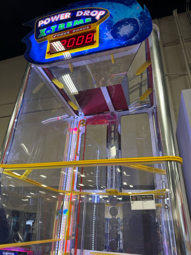 POWER DROP X-TREME GIANT TICKET REDEMPTION GAME BENCHMARK