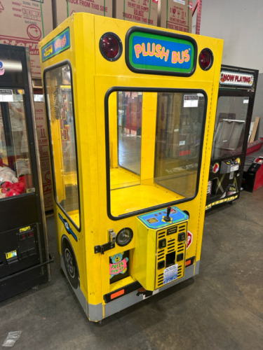 40" PLUSH BUS YELLOW PLUSH CLAW CRANE MACHINE ICE #5