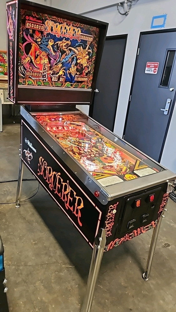 SORCERER CLASSIC PINBALL MACHINE WILLIAMS 1985 L@@K!!