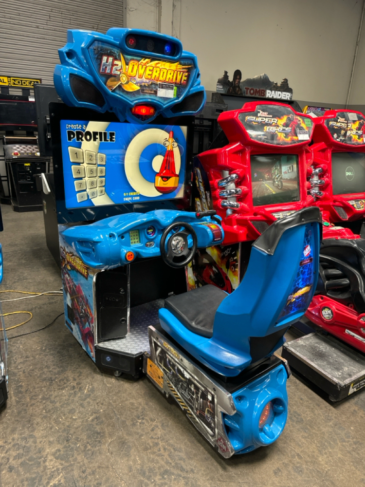 H20 OVERDRIVE 42 RACING ARCADE GAME RAW THRILLS #2