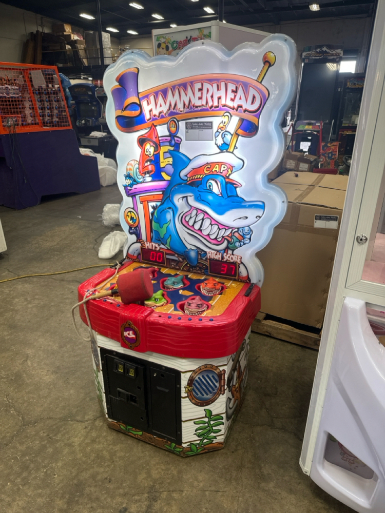 HAMMERHEAD WHAC A SHARK TICKET REDEMPTION GAME BY ICE