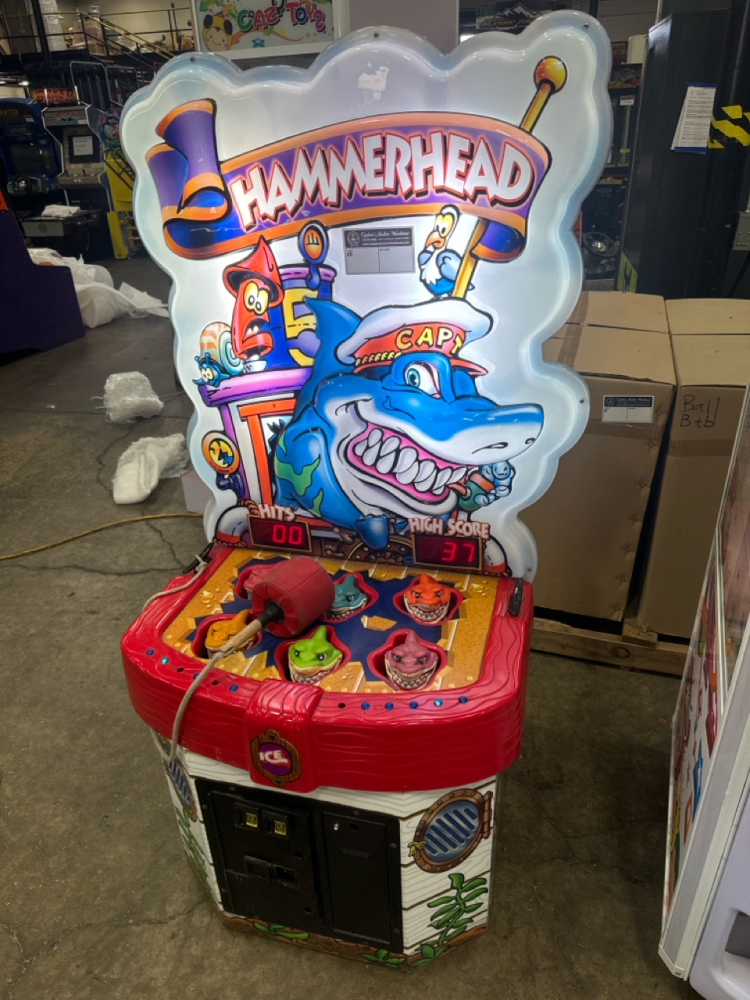 HAMMERHEAD WHAC A SHARK TICKET REDEMPTION GAME BY ICE