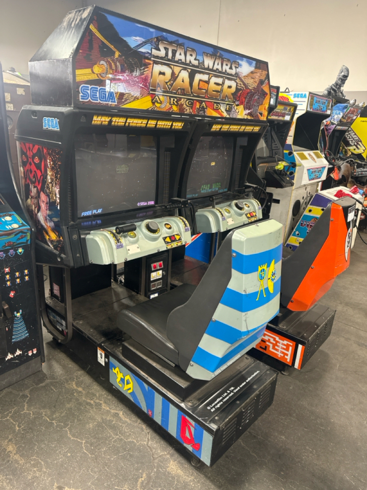 STAR WARS RACER DUAL RACERS ARCADE GAME