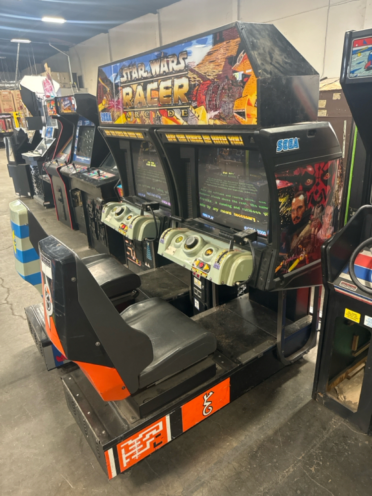 STAR WARS RACER DUAL RACERS ARCADE GAME