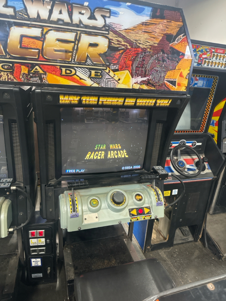 STAR WARS RACER DUAL RACERS ARCADE GAME