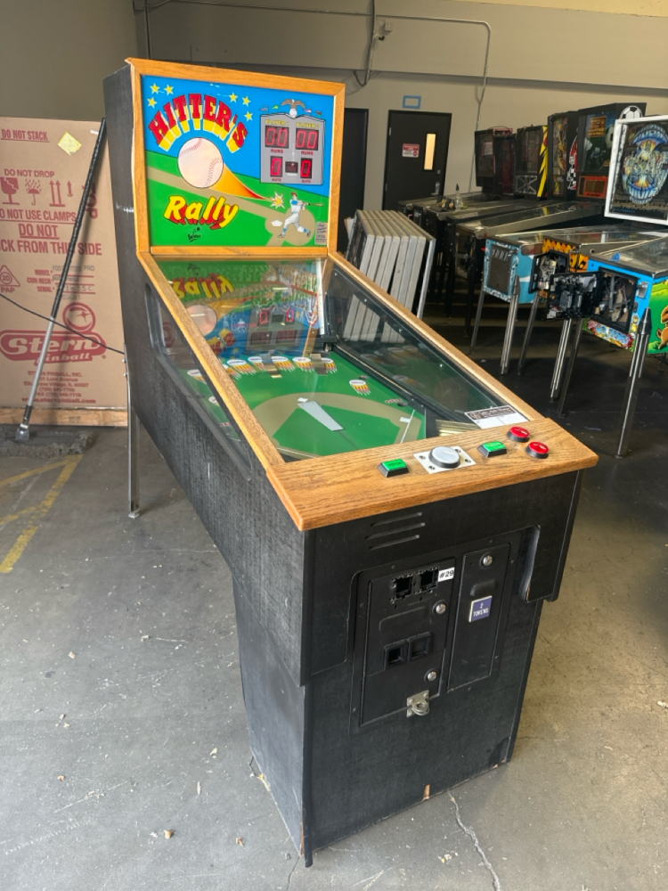HITTERS RALLY PINBALL MACHINE SEIDEL AMUSEMENT