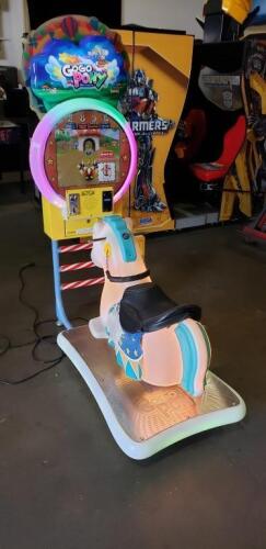 GOGO PONY KIDDIE RIDE GLOW HORSE W/ LCD & DBA