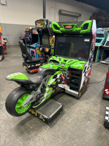 MOTO GP DELUXE 42" LCD GREEN RACING ARCADE GAME PROJECT #2