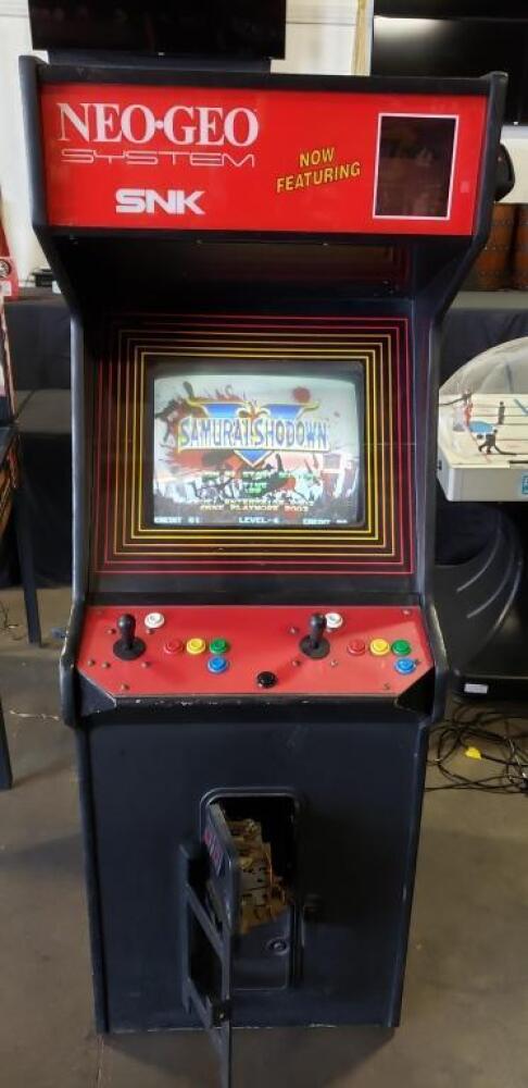 NEO GEO 1 SLOT SNK UPRIGHT 19 ARCADE GAME
