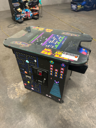 60 IN 1 MS. PAC-MAN GALAGA COCKTAIL TABLE ARCADE GAME #1