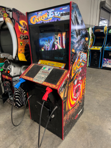 CARNEVIL DEDICATED UPRIGHT SHOOTER ARCADE GAME MIDWAY