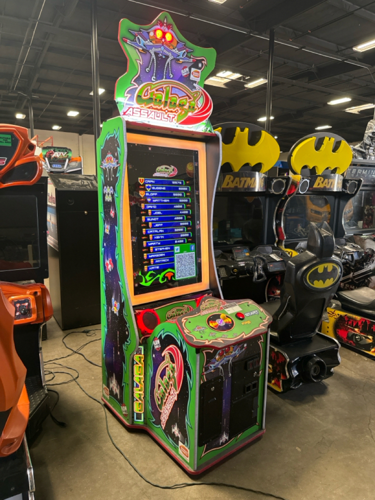 GALAGA ASSAULT ARCADE GAME RAW THRILLS NAMCO