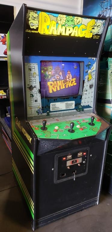 Rampage Classic Arcade Game Dedicated Bally