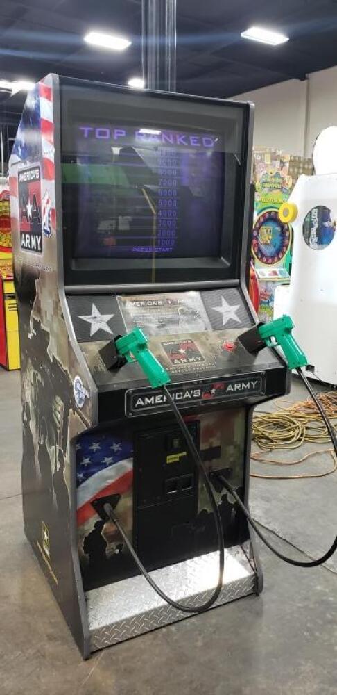 AMERICA'S ARMY DEDICATED UPRIGHT SHOOTER ARCADE
