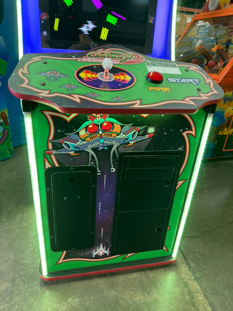 GALAGA ASSAULT TICKET REDEMPTION ARCADE GAME RAW THRILLS NAMCO