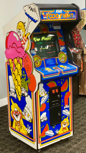 CHARLEY CHUCK'S FOOD FIGHT CLASSIC ARCADE ATARI L@@K!! ALL ORIGINAL!!