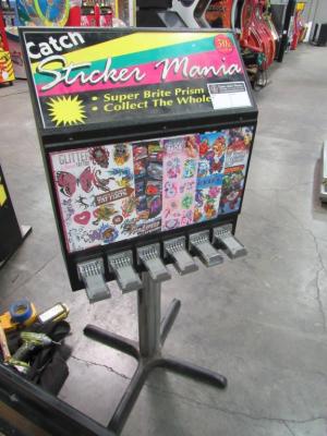 STICKERMANIA 6 SELECT TATTOO VENDING STAND