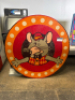 CHUCK E. CHEESE OUTDOOR SIGN PLEXI 55" DIAMETER CCE AUTHENTIC - 3