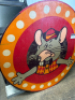 CHUCK E. CHEESE OUTDOOR SIGN PLEXI 55" DIAMETER CCE AUTHENTIC - 5