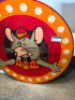 CHUCK E. CHEESE OUTDOOR SIGN PLEXI 55" DIAMETER CCE AUTHENTIC - 6