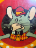 CHUCK E. CHEESE OUTDOOR SIGN PLEXI 55" DIAMETER CCE AUTHENTIC - 8