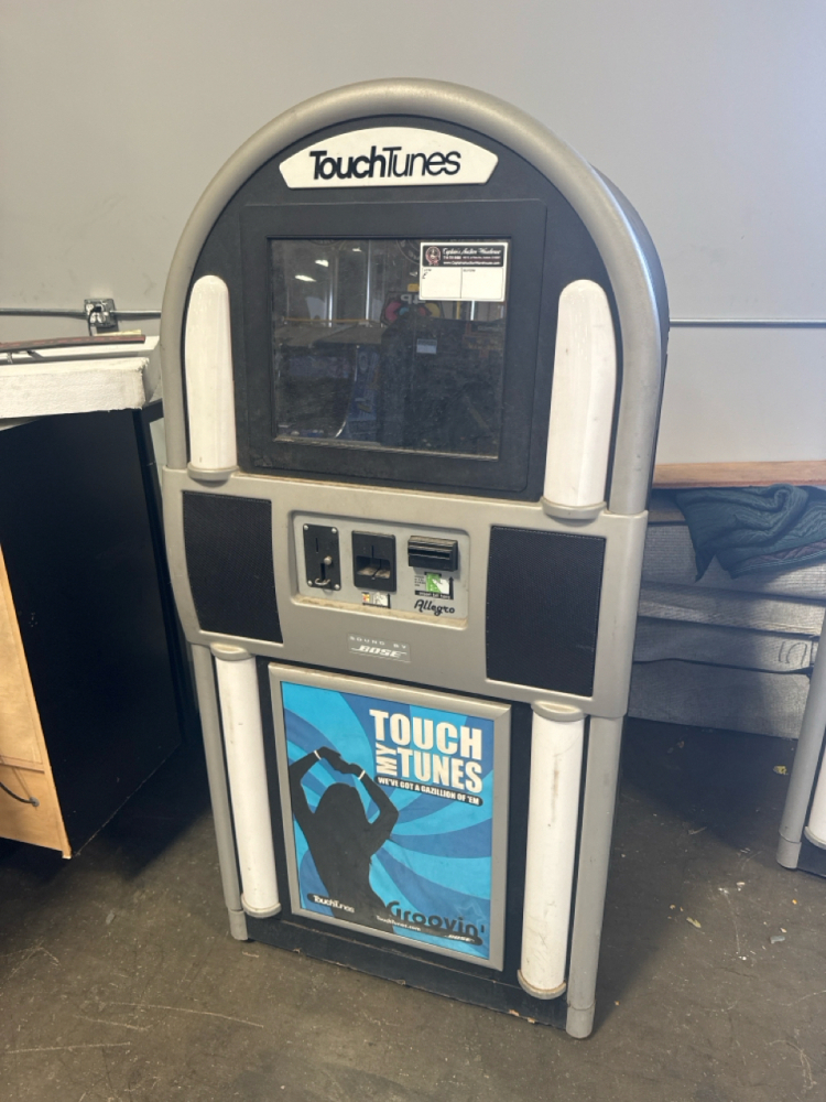 TOUCHTUNES ALLEGRO DIGITAL MUSIC JUKEBOX W/DBA