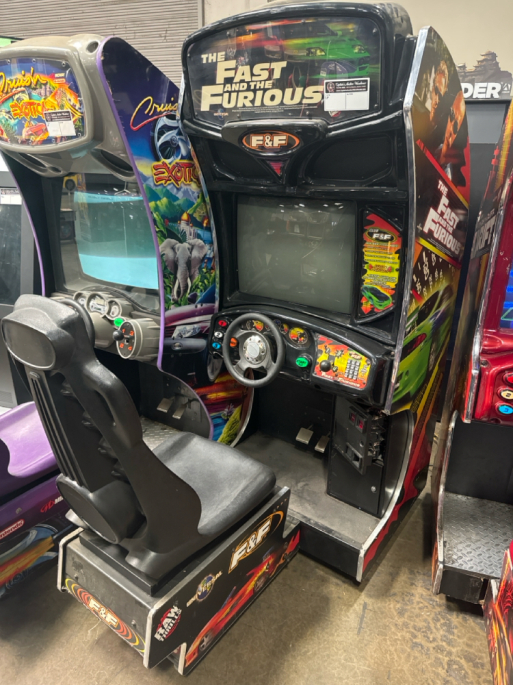 FAST & FURIOUS SITDOWN RACING ARCADE GAME
