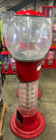 ROADRUNNER GLOBE SPIRAL GUMBALL VENDING MACHINE OK MFG #1 - 3