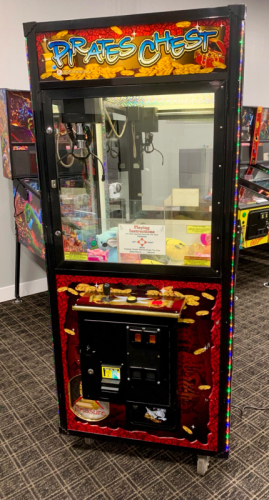 30" PIRATES CHEST PLUSH CLAW CRANE MACHINE SMART W/ MARS BILL ACCEPTOR