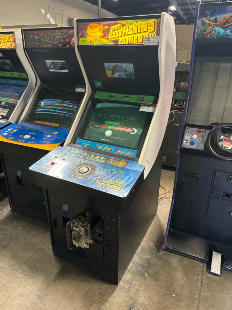 ハンジン　バパケ BASS FISHING CHALLENGE UPRIGHT ARCADE GAME SEGA #2