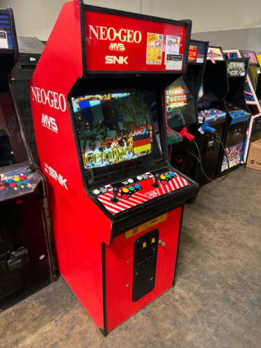 NEO GEO UPRIGHT ARCADE GAME PUZZLE BOBBLE ULTIMATE SOCCER II