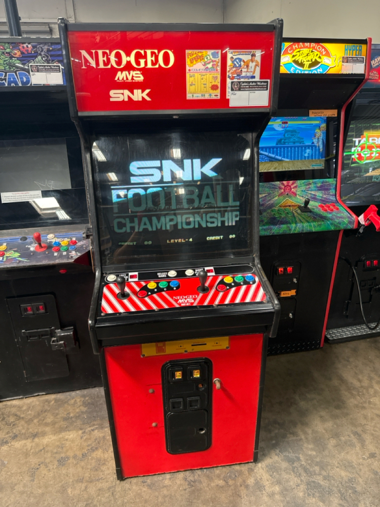 NEO GEO UPRIGHT ARCADE GAME PUZZLE BOBBLE ULTIMATE SOCCER II