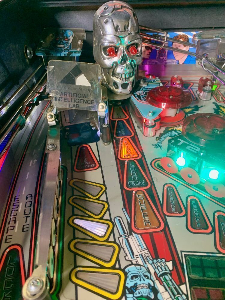 Gunball Machine Terminator Terminator 2 Pinball Skull