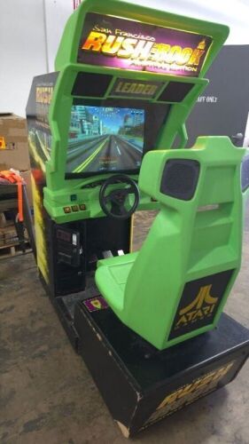 RUSH THE ROCK SITDOWN DRIVER ARCADE GAME ATARI