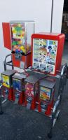 7 HEAD COMBO STICKER NOVELTY CAPSULE VENDING RACK - 3