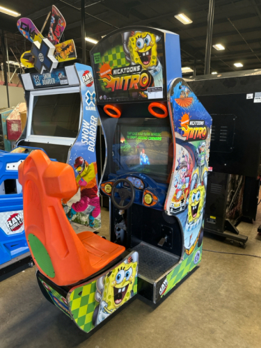 NICKTOONS NITRO SITDOWN DRIVER ARCADE GAME