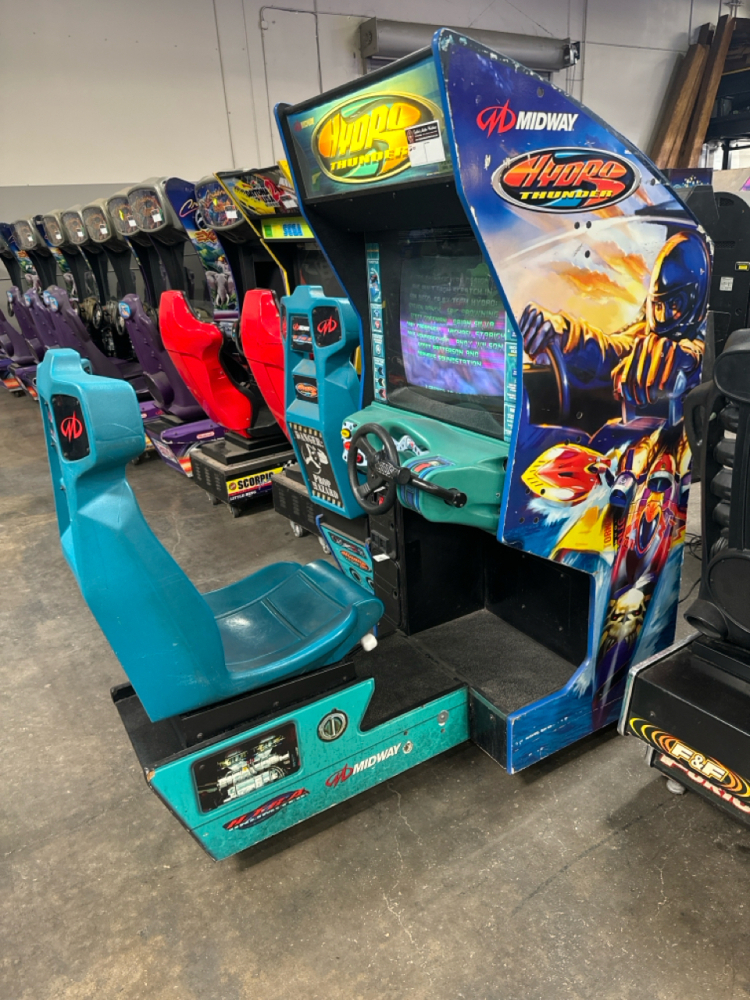 HYDRO THUNDER SITDOWN BOAT RACING ARCADE GAME
