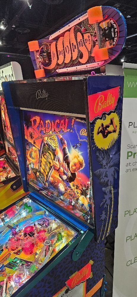 RADICAL! CLASSIC PINBALL MACHINE 1990 BALLY SUPER CLEAN!!!!